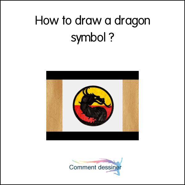 How to draw a dragon symbol